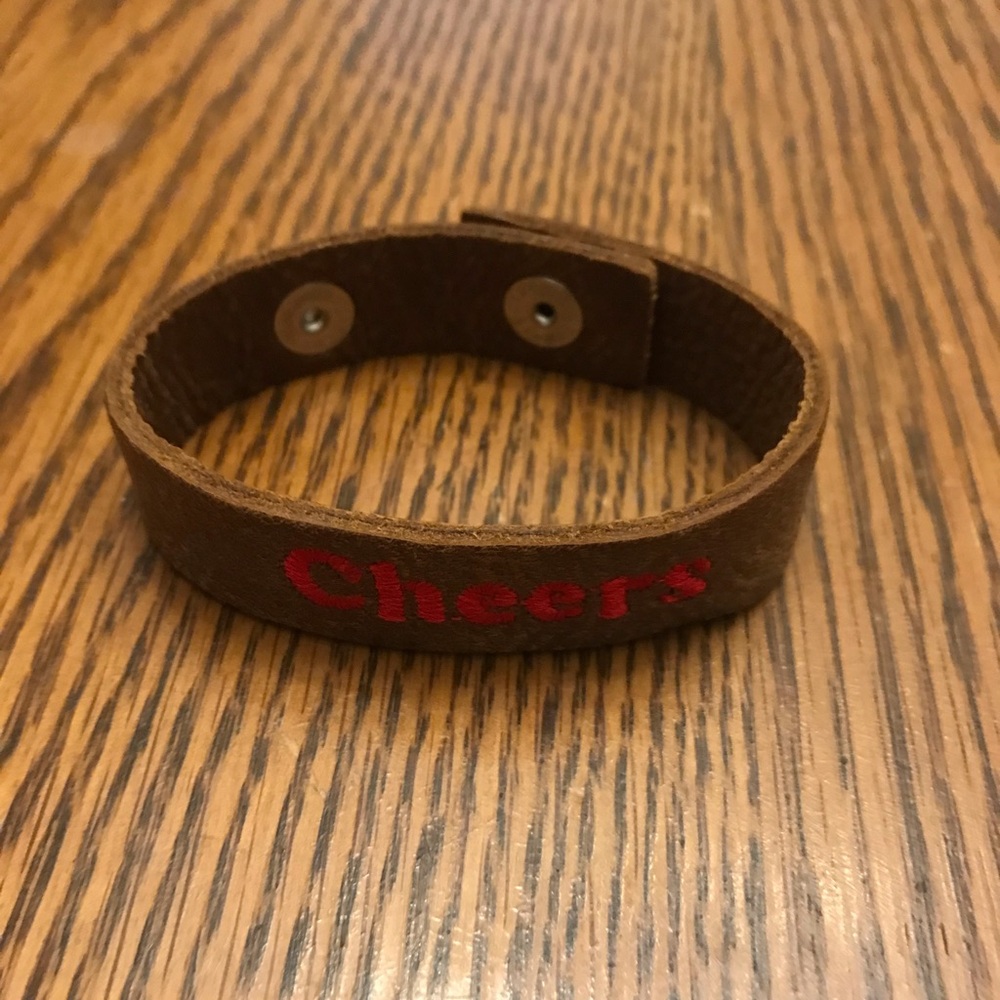 Roots “Cheers” Leather Bracelet